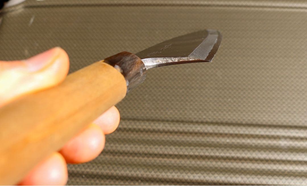 有次 出刃包丁 約15,5cm 木柄 水牛口