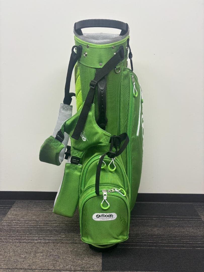 OUTDOOR PRODUCTS スタンド式キャディバッグ グリーン