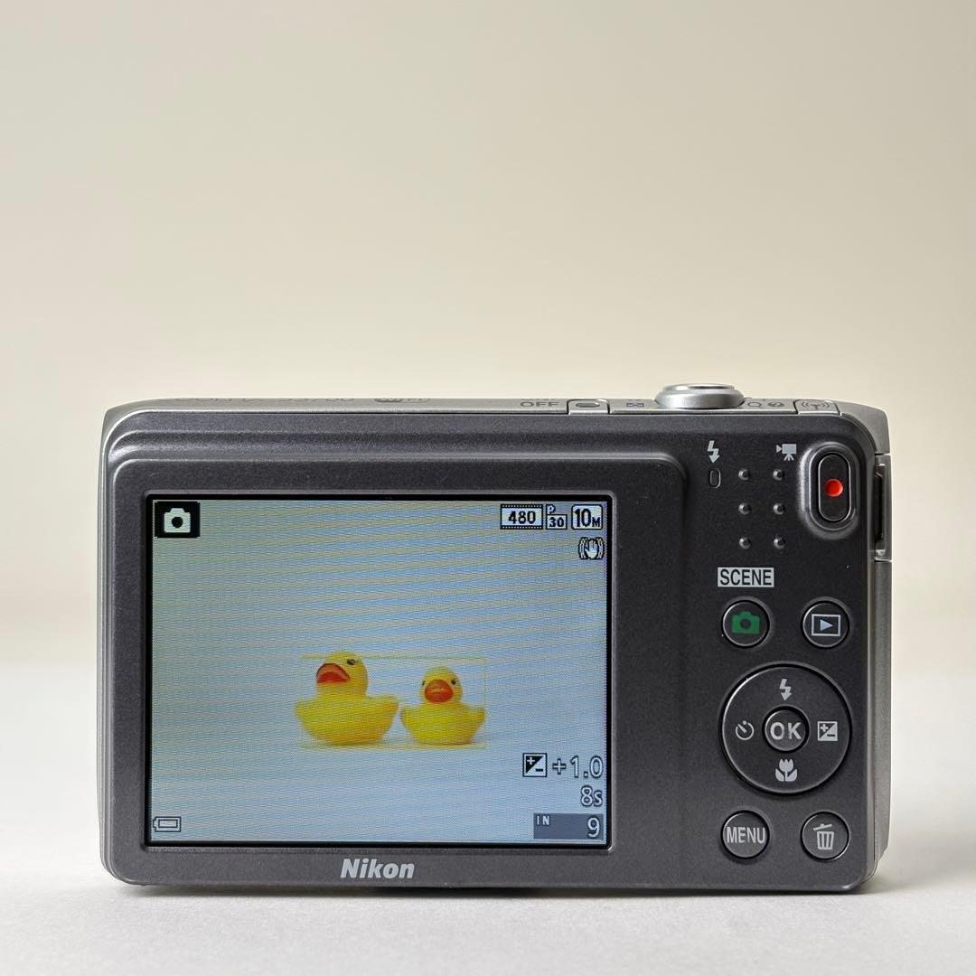ニコン デジタルカメラ COOLPIX S3700 シルバー Wi-Fi対応