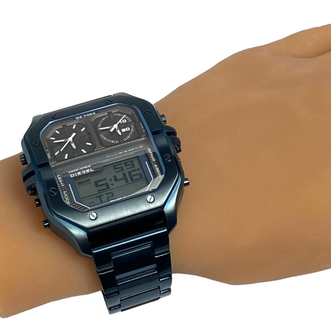 【美品/箱付き/新品電池/稼働】ディーゼル アナデジ 腕時計 メンズ クォーツ