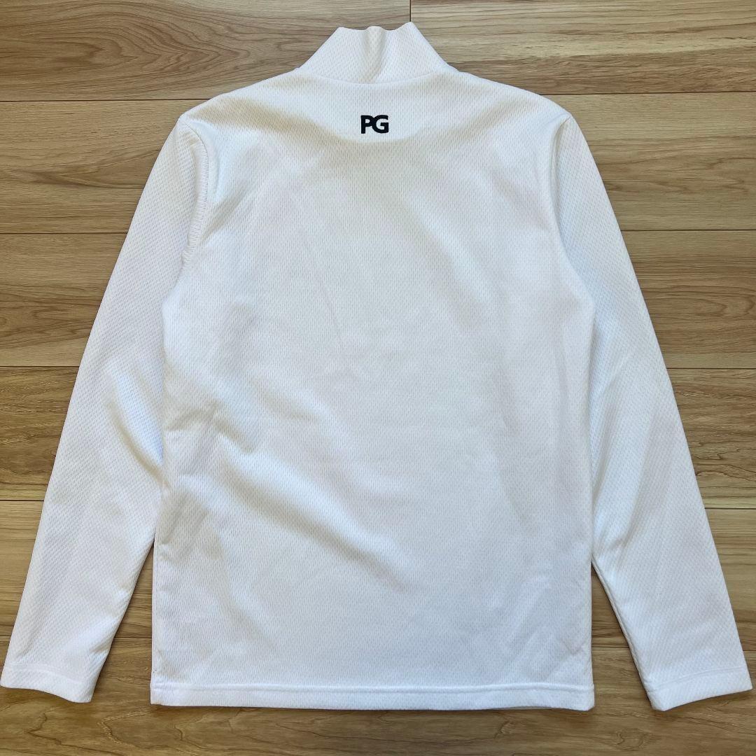 PEARLY GATES パーリーゲイツ　メッシュダンボール　モックネック　長袖