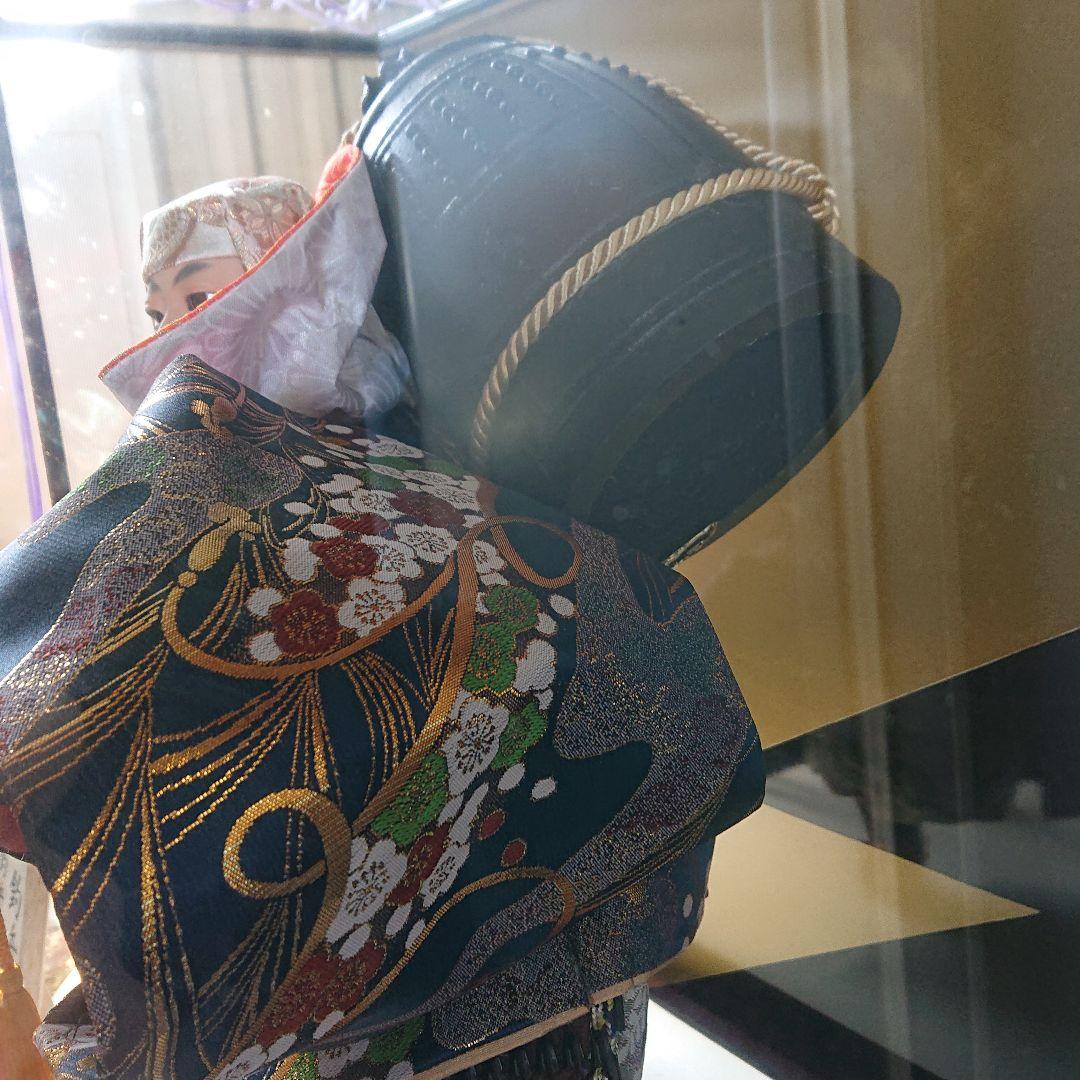 人形師 好光 五月人形ガラスケース入り 釣弁(弁慶)