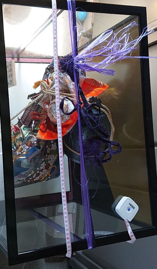 人形師 好光 五月人形ガラスケース入り 釣弁(弁慶)