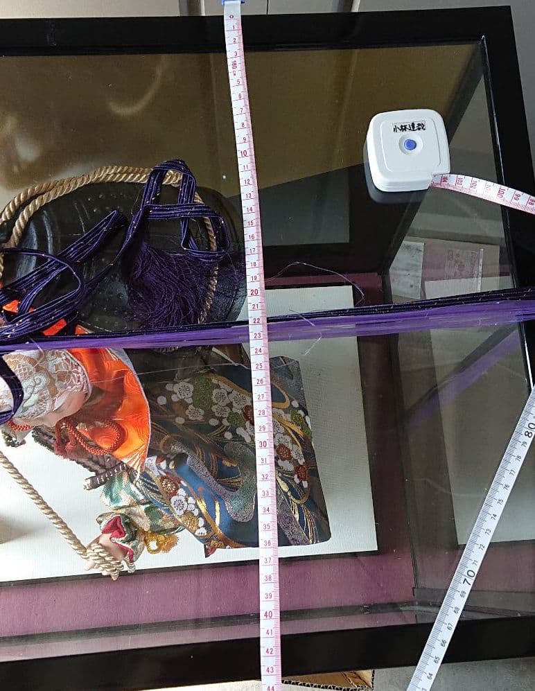 人形師 好光 五月人形ガラスケース入り 釣弁(弁慶)