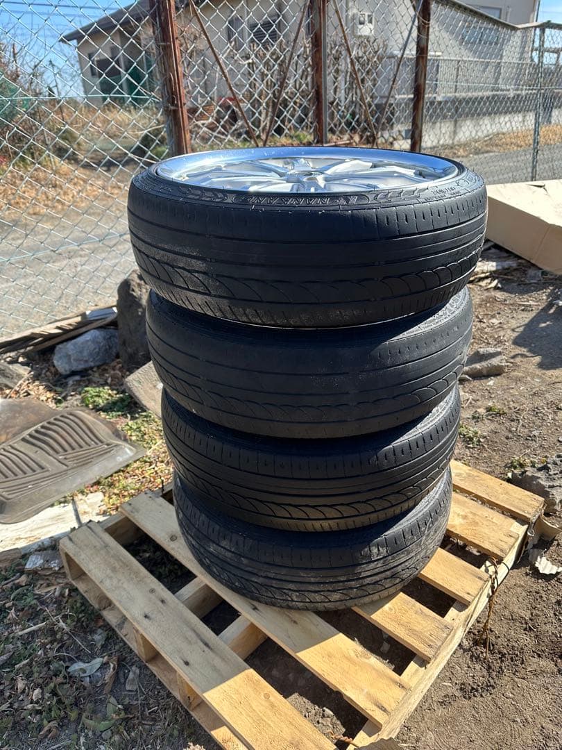 ワークシュバートsc4タイヤ付　17インチ　軽自動車 前後Kid車高調セット