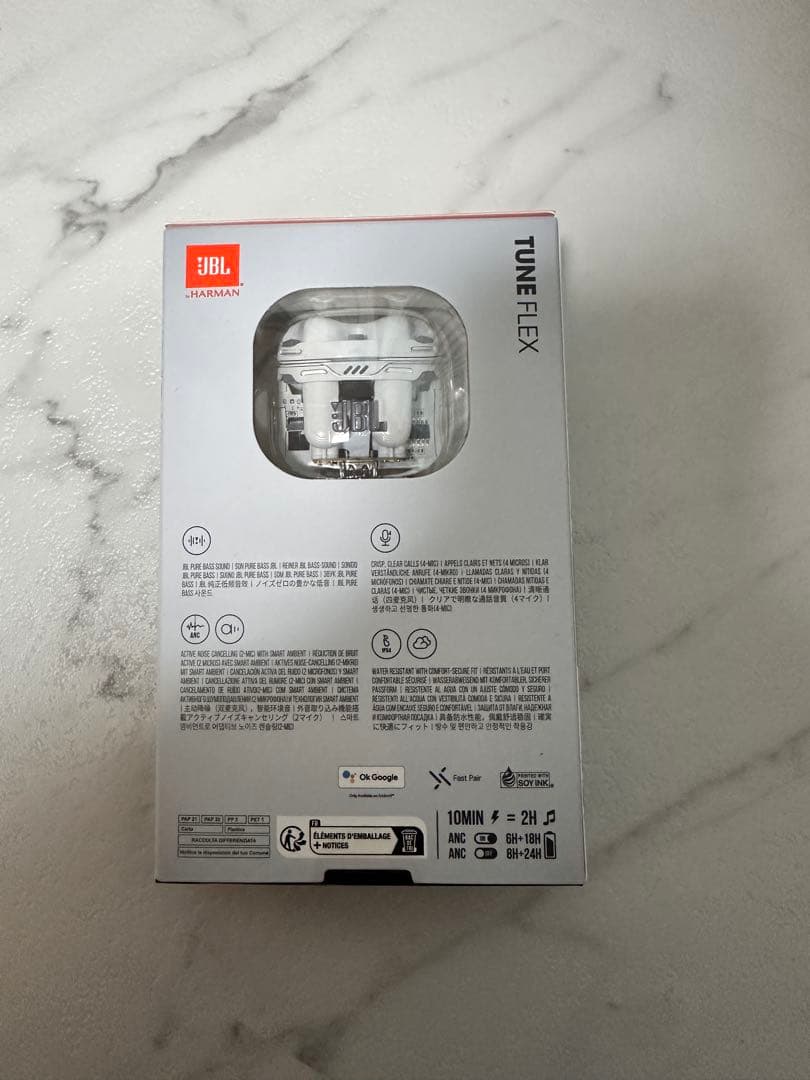 JBL TUNE FLEX GHOST ホワイト/JBLTFLEXGWHT