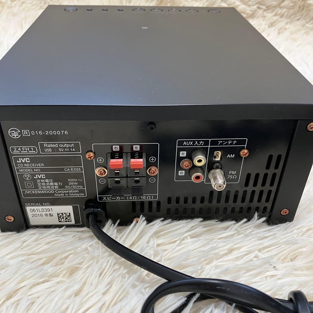 JVC CA-EXS5 Bluetooth CDプレーヤー　2016年製