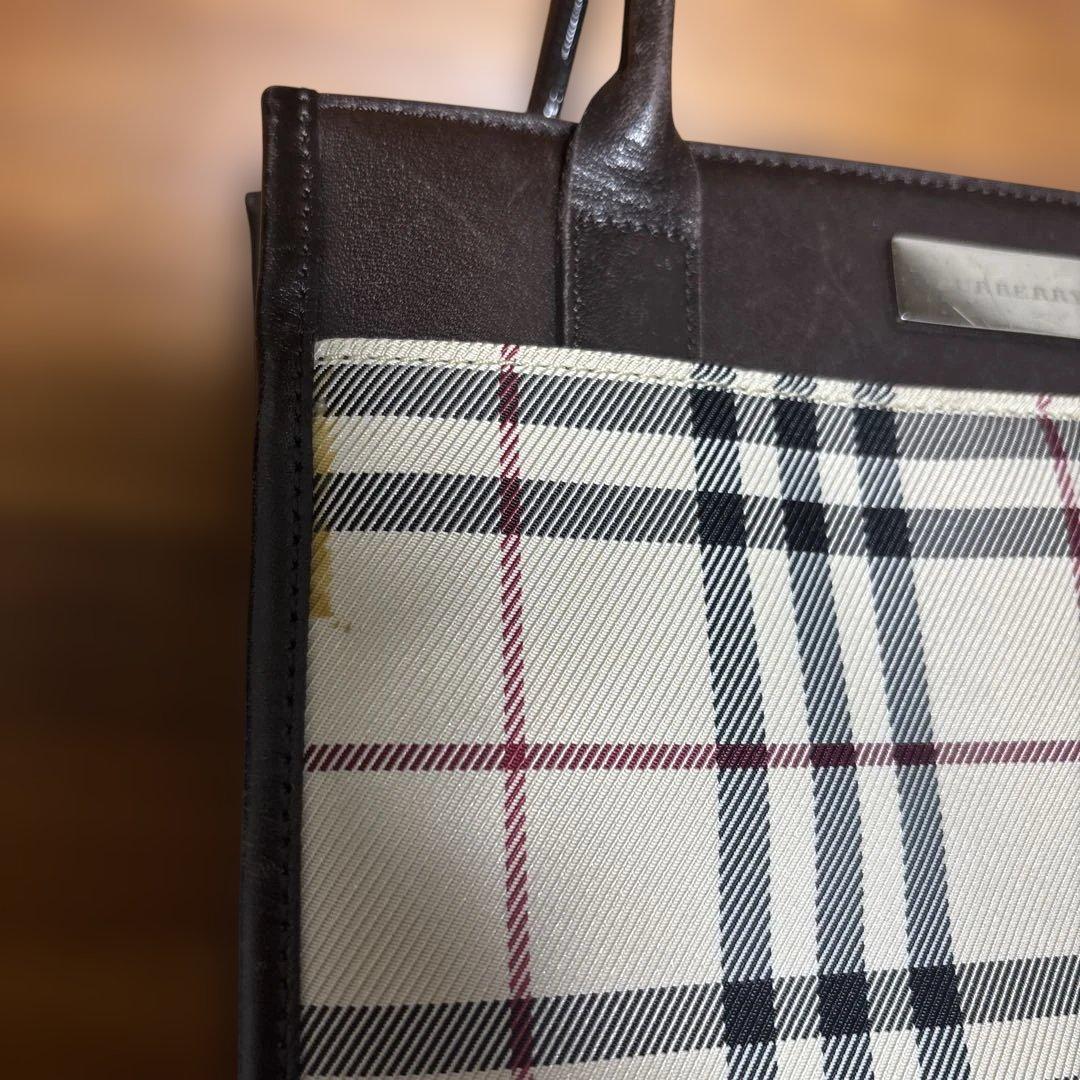 バーバリー ハンドバッグ ノバチェック トートバッグ BURBERRY