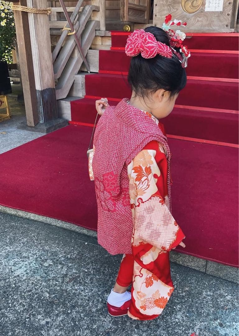 七五三 アンティーク着物セット　3歳