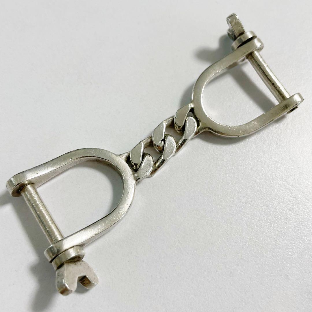 初期　キヘイ　ティファニー　ダブルシャックル　キーホリダー　キーリング　シルバー