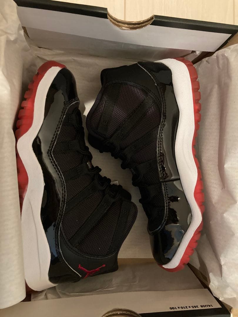 【新品未使用】Air Jordan 11 ブレッド　エアジョーダン　21cm