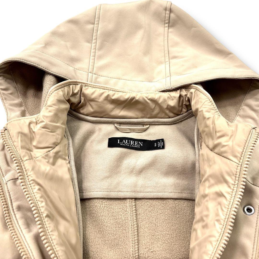 【極美品】ローレンラルフローレンコート モッズコート　フード　裏起毛　中綿ダウン