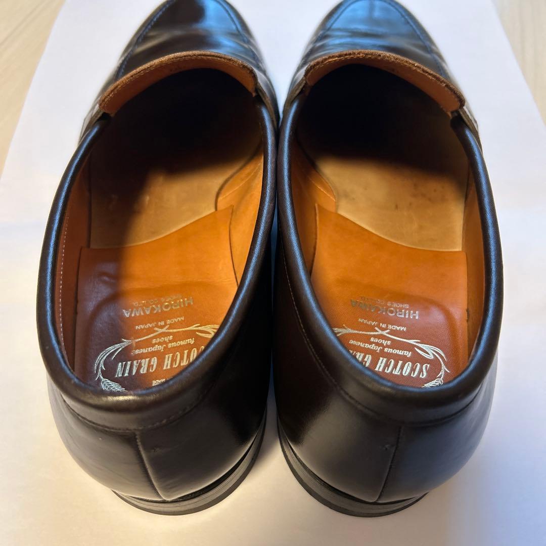 スコッチグレイン HIROKAWA ローファー 革靴　26cm ブラウン