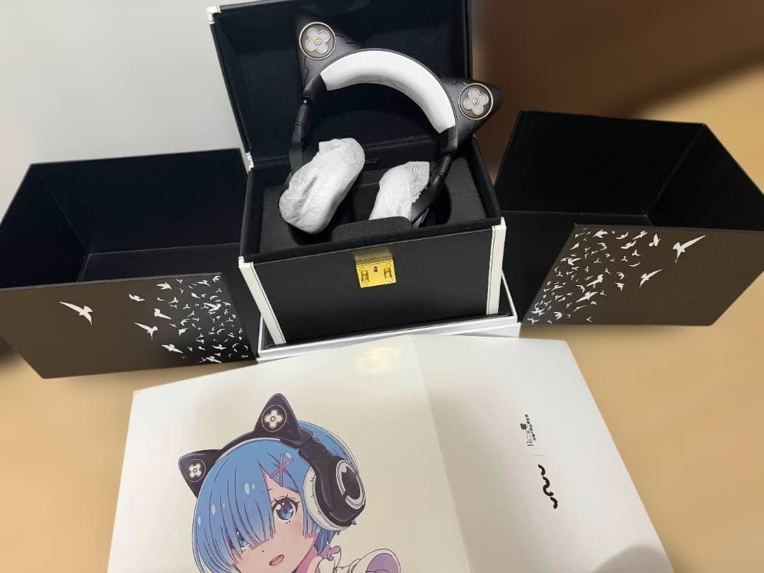 レム限定モデル 猫耳ヘッドホン ワイヤレスヘッドフォン