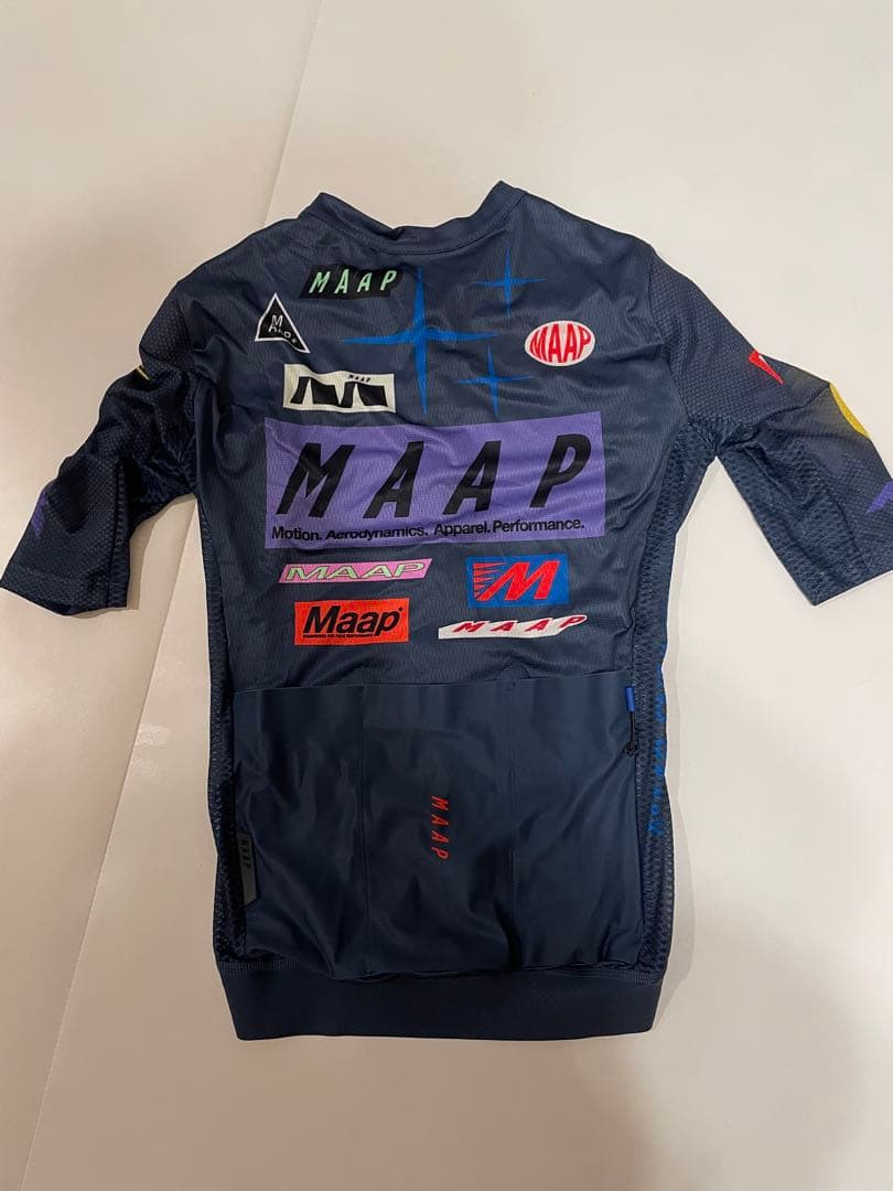  サイクルジャージ ネイビー　レディース XSサイズ