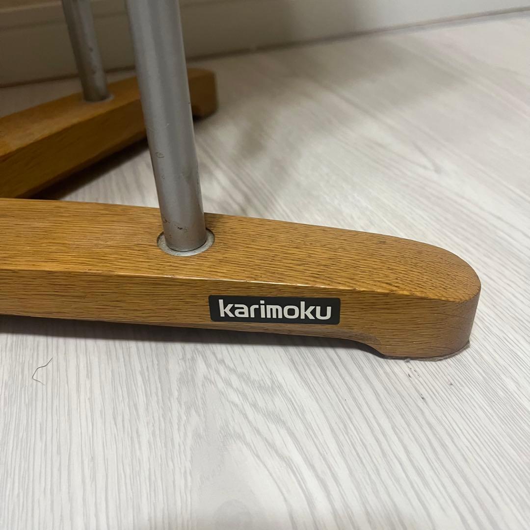 レア karimoku カリモク家具 サイドテーブル 木製 天然木 ソファ 机