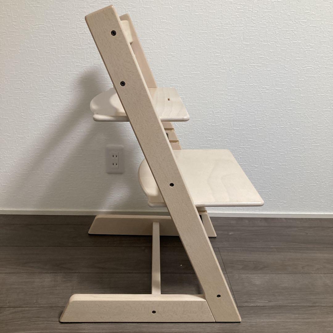 ぽめらにあん様希望価格 美品トリップトラップ STOKKE ホワイトウォッシュ