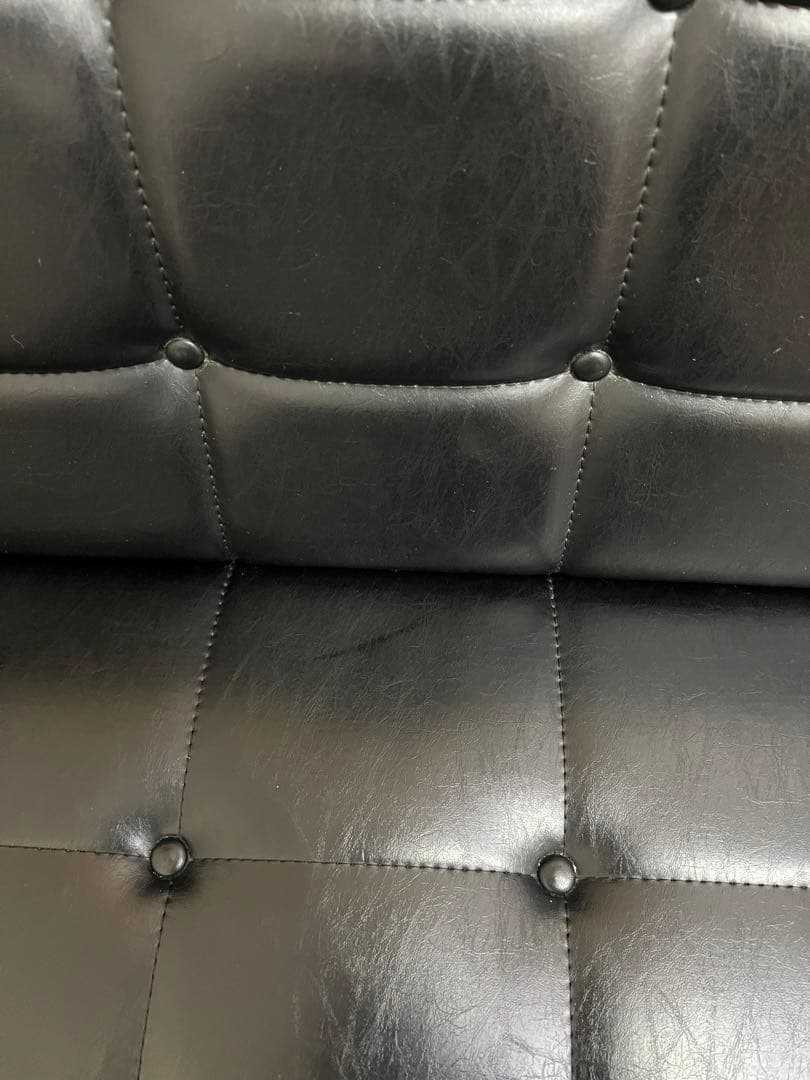 カリモク60 kチェア 2シーター　ブラック