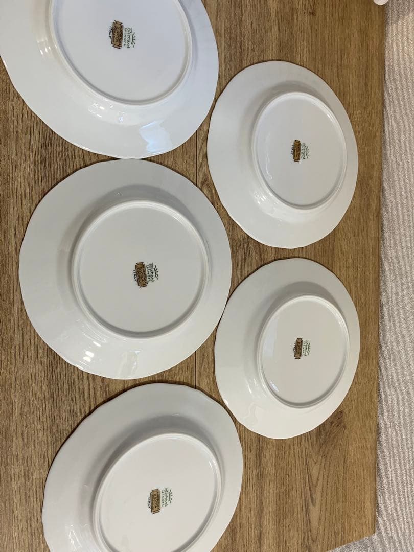 【かのん】ジノリ アンティックローズ 19㎝ プレート、5枚