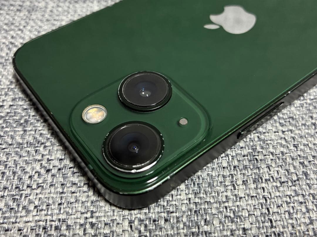 iPhone 13mini／グリーン／128GB／SIMフリー／バッテリー77%