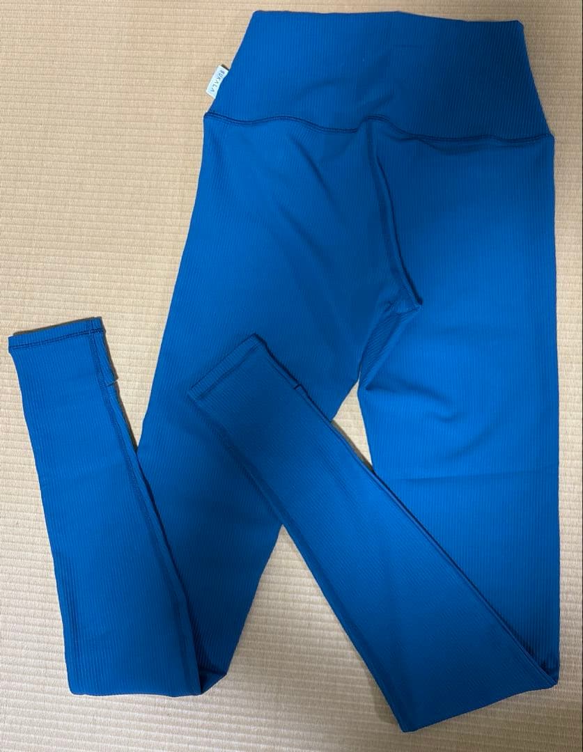 新品未使用　SUKALA リブトレンカレギンス　スカーラ　ネイビーブルーＳ