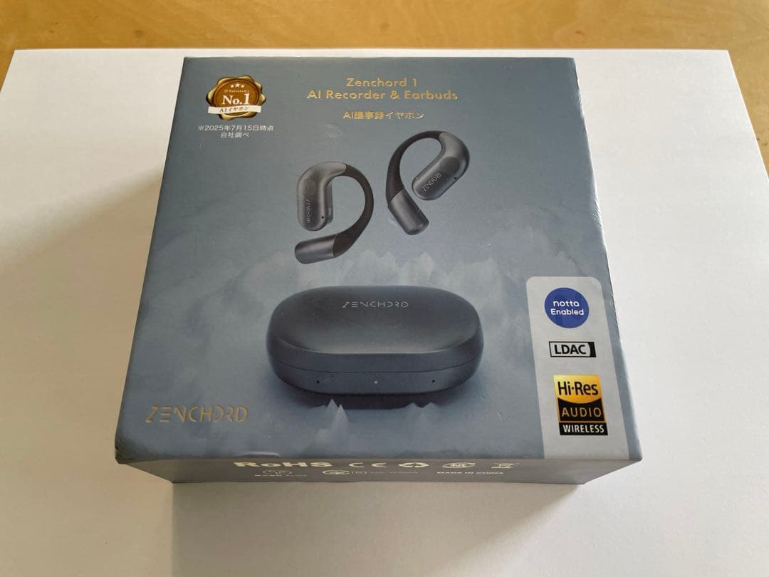 【未使用に近い】 Zenchord1 ワイヤレスイヤホン【Makuakeプラン】