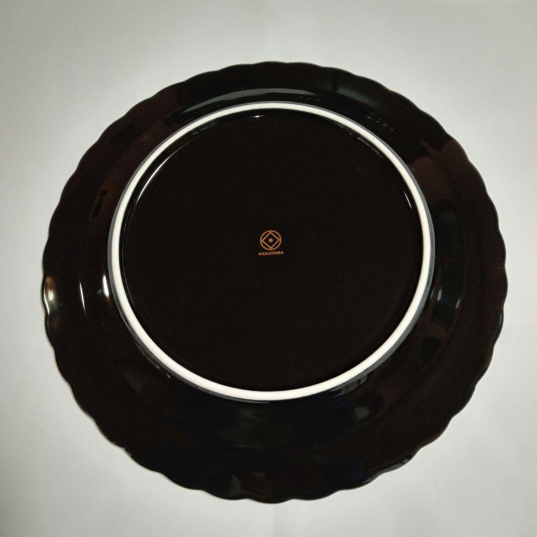 【 中山陶器 宮内庁御用達 】 黒釉桃花ティーセット