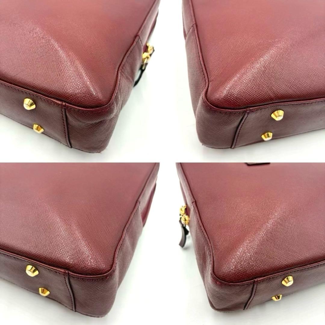 極美品 Burberry ブリーフケース A4 ノバチェック サフィアーノレザー