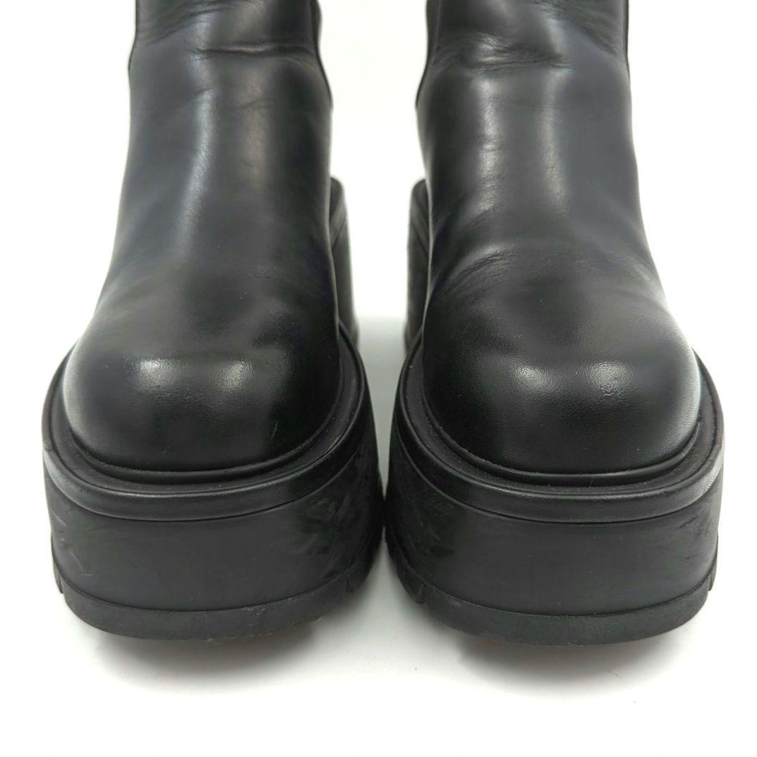 VALENTINO 厚底 サイドゴアブーツ ユニークフォーム Vロゴ