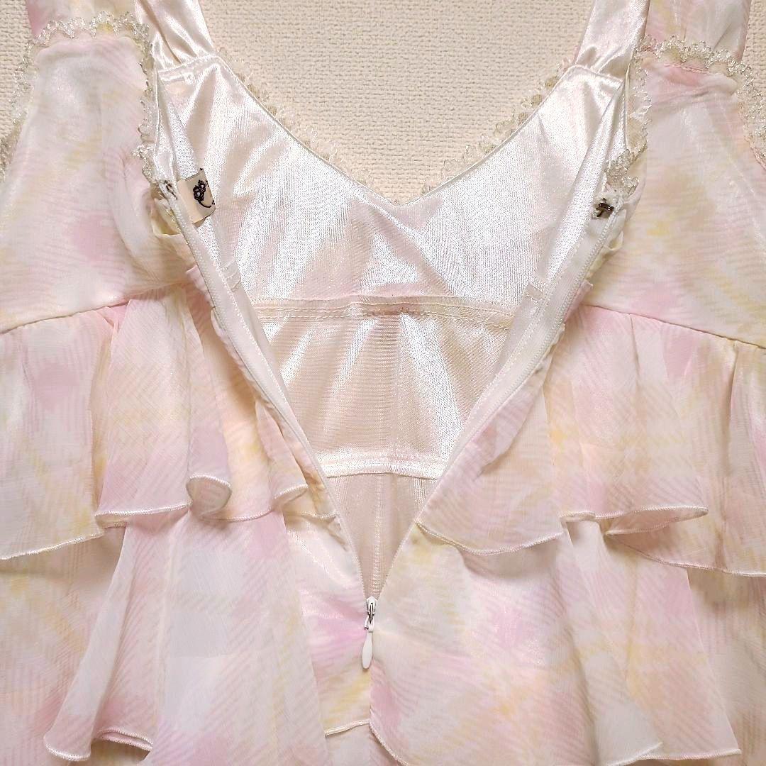 【希少旧タグ】LIZ LISA ティアードシフォンキャミソール 姫ギャル Y2K