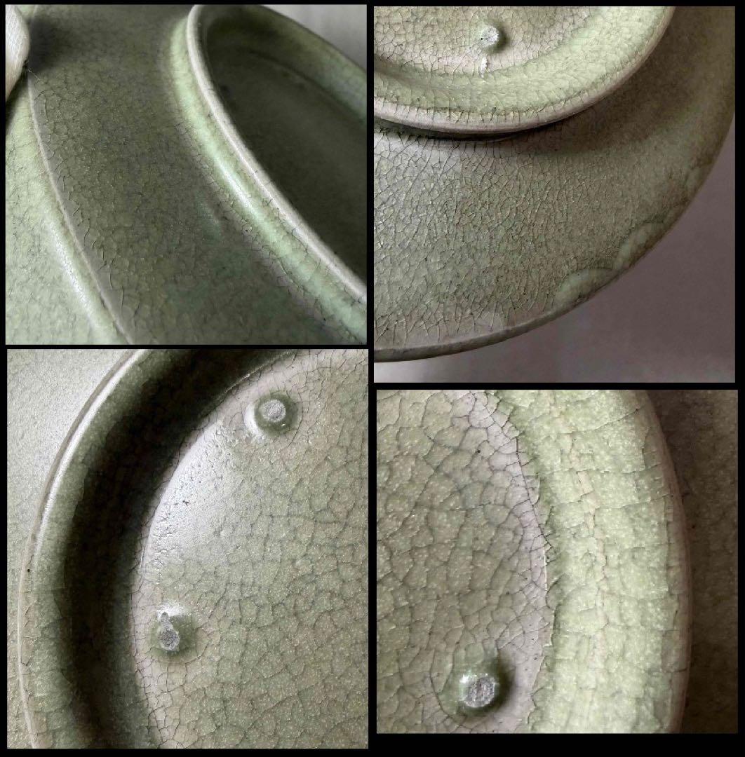 中国 高台付盥形盤(洗筆)　f2260125