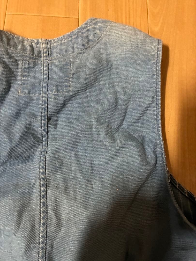 RRL デニム ストライプ ベスト ラルフローレン