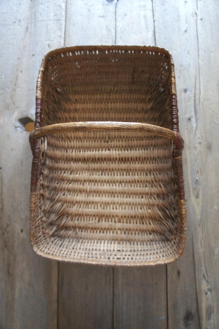 フランスアンティーク　パニエ　バスケット　ブロカント　天然生活　蚤の市