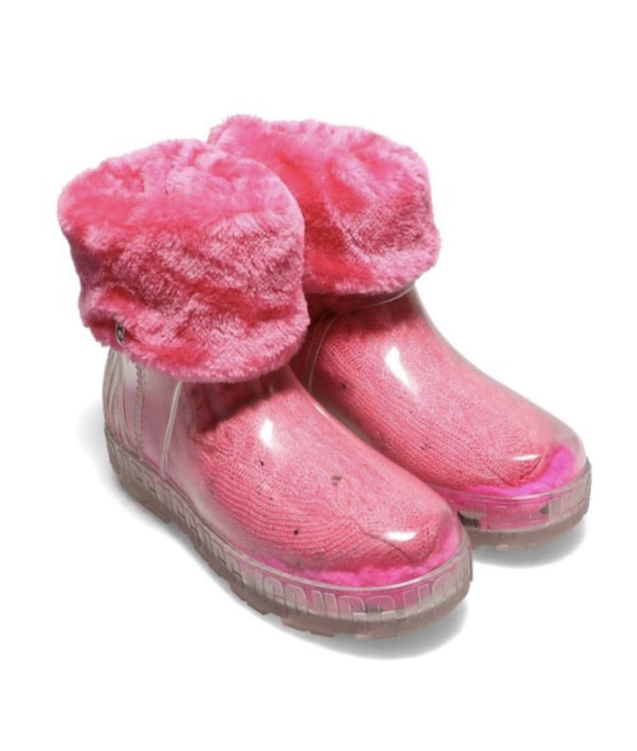 UGG 予備用ソックスとW DRIZLITA CLEAR レインブーツのセット