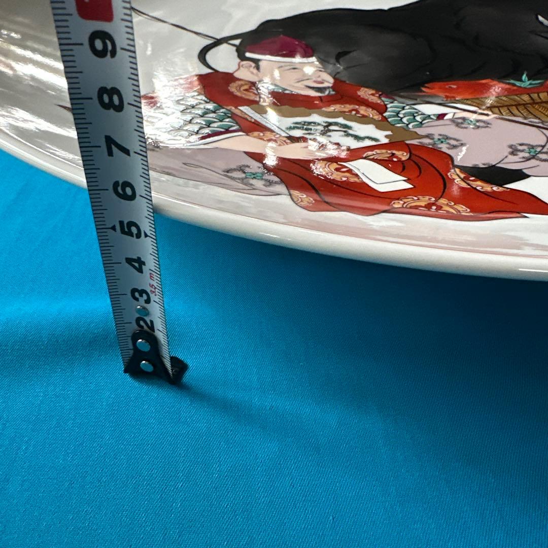 【HMZ716】備前有田焼　伝統工芸士　江口天童　飾皿　長期保管品