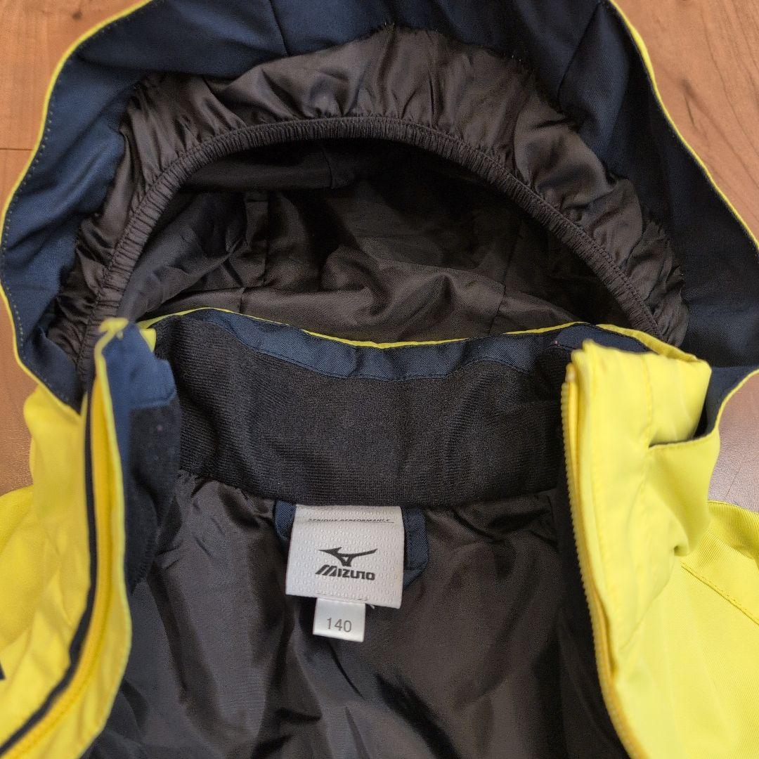 スキーウエア 140cm ミズノ ゴーグル 極暖上下2セット 帽子付き