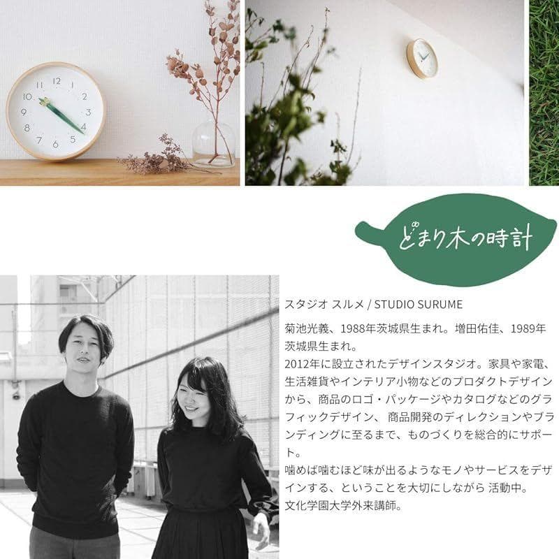 【新品・未使用】Lemnos とまり木の時計 SUR18-16 TENTO