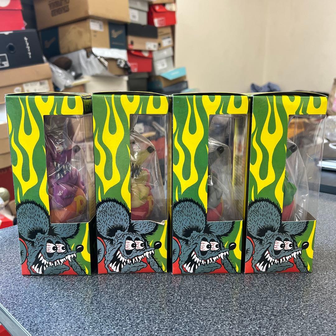 希少スパナフィンク　ラットフィンクボビングヘッド4体セット