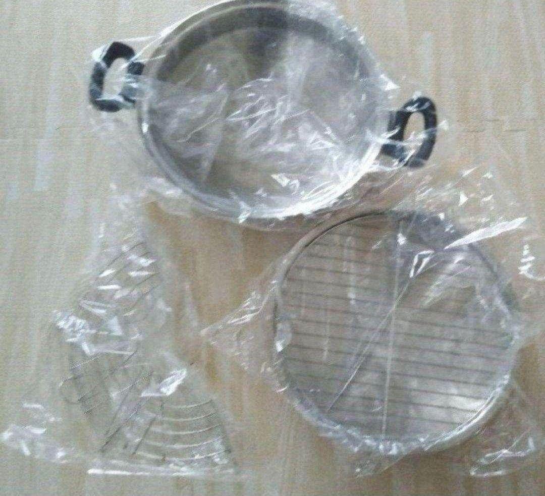 ほとんど未使用 美品 アムウェイ 網付き 2024年製　ウォック 鍋 @