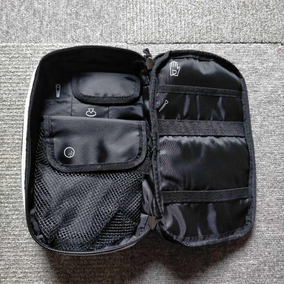 【新品未使用】ルコック スポルティフ ゴルフ ゴルフポーチ 白黒 2点セット