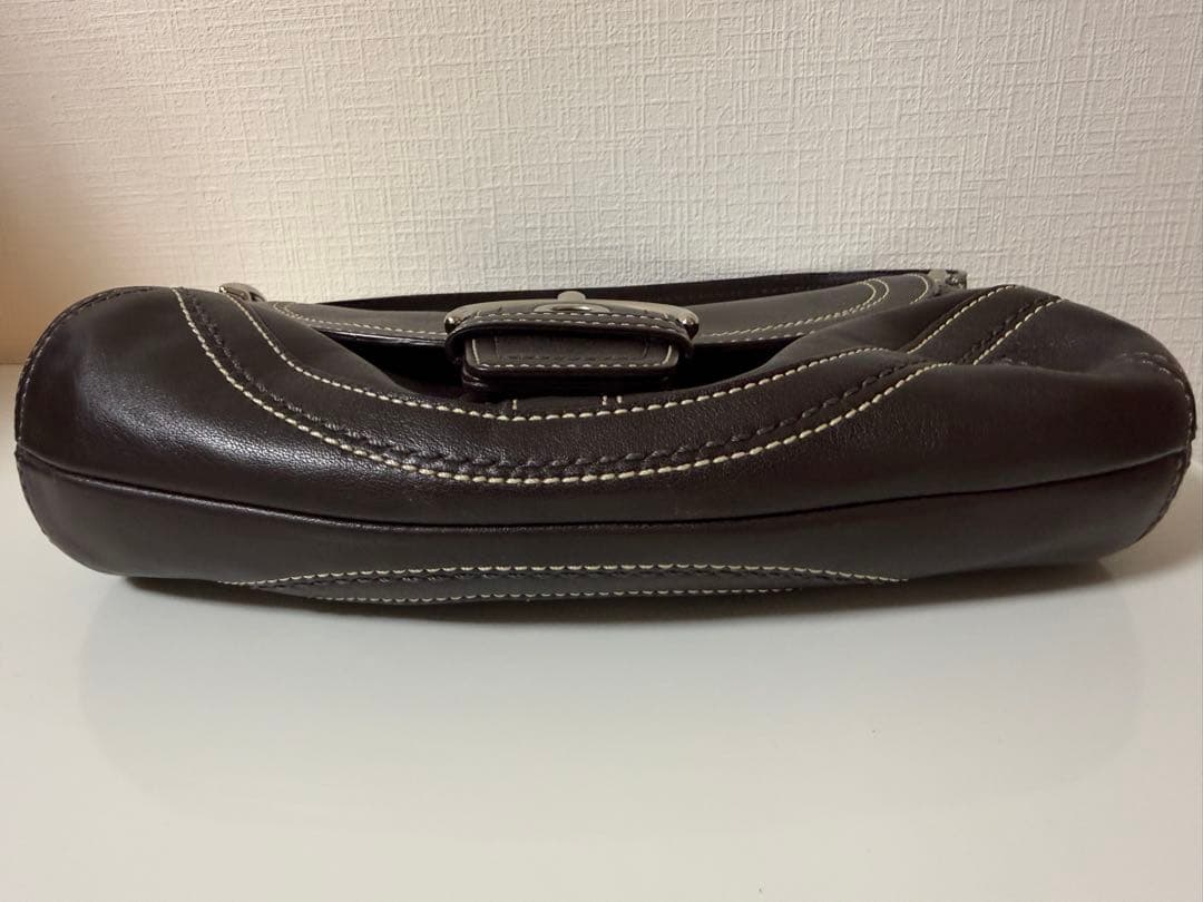コーチ　ハンドバッグ　coach small bag brown