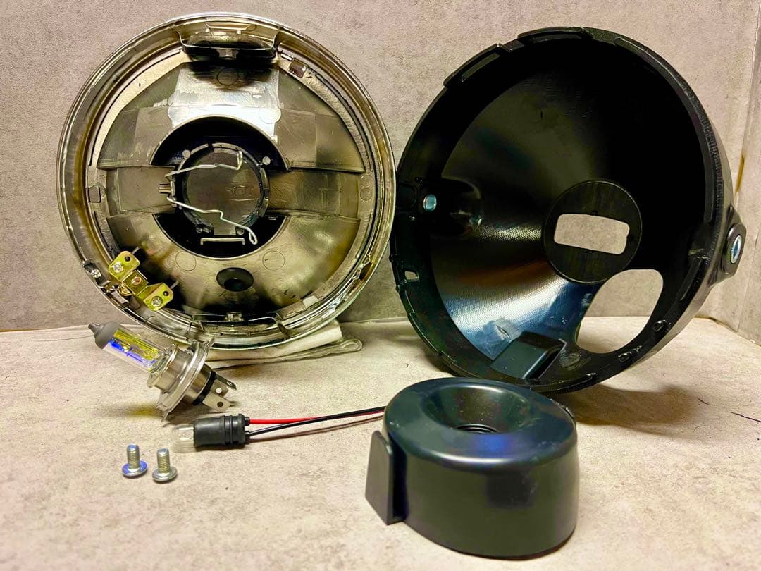 極上　IPF 凹みレンズ　ヘッドライト　シャインバルブ付き