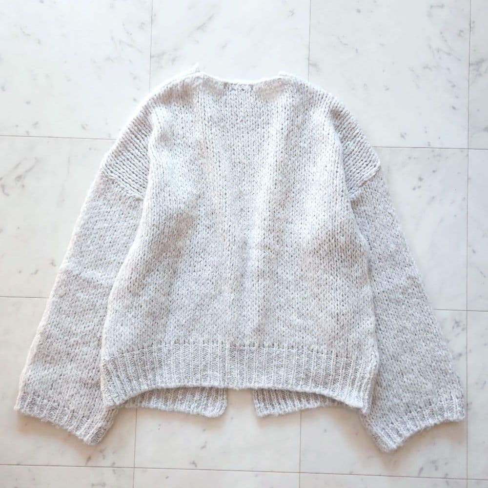 未使用 2024年 トリコットジーンマルク カーディガン グレー フランス製