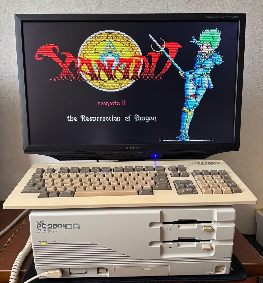 PC-9801DA 本体のみ 動作品