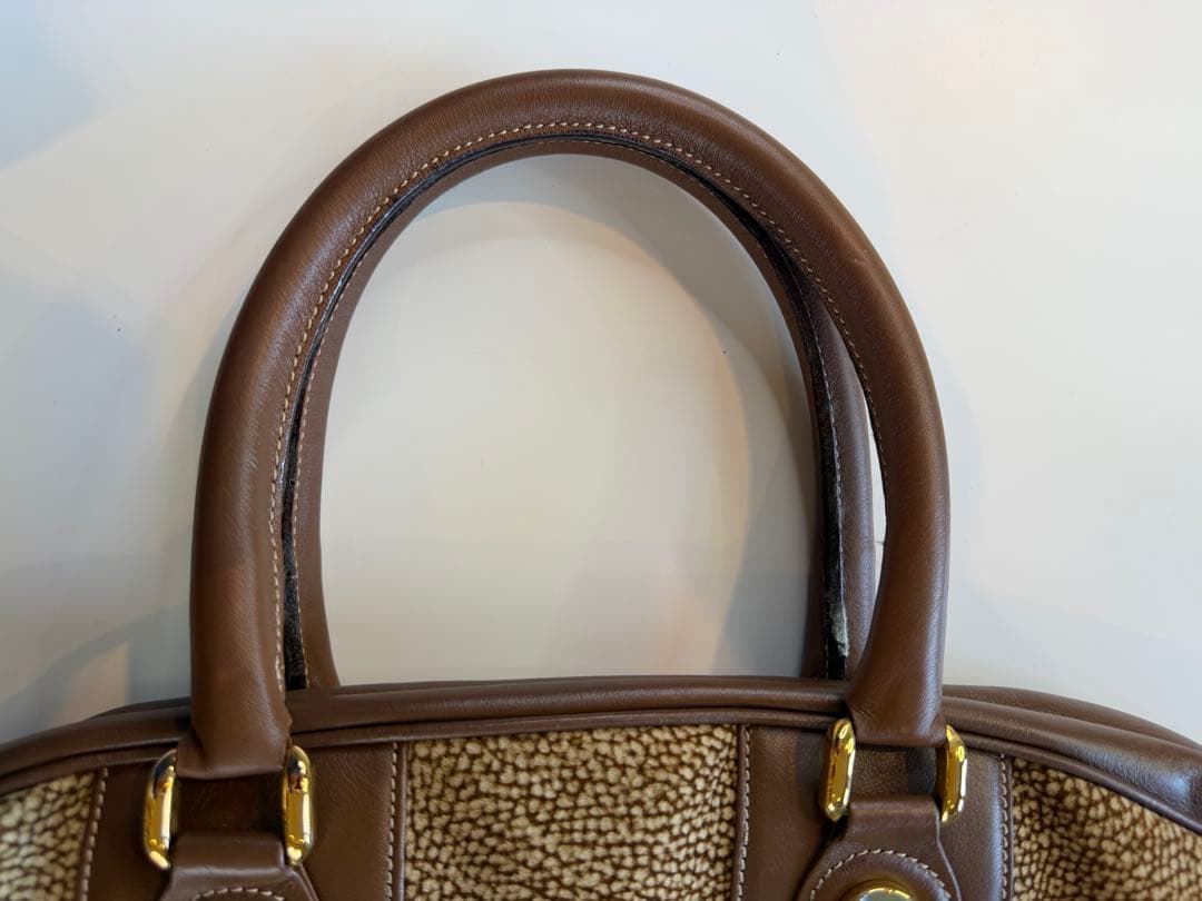 【未使用品】BORNONESEボルボネーゼ ボストンバッグ 大容量　うずら柄