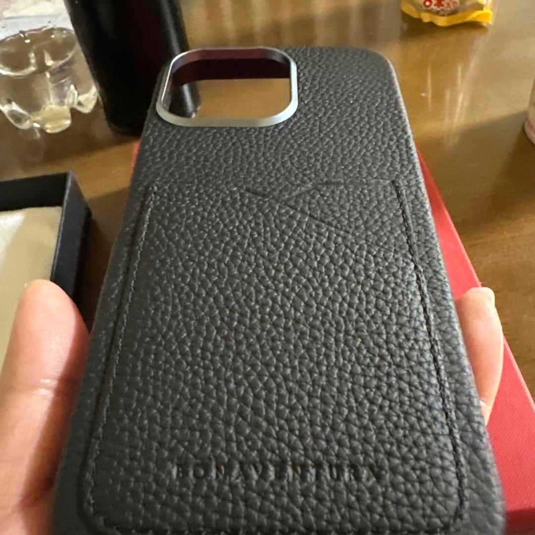 BONAVENTURAブラック iPhone用ケース16Pro MAX