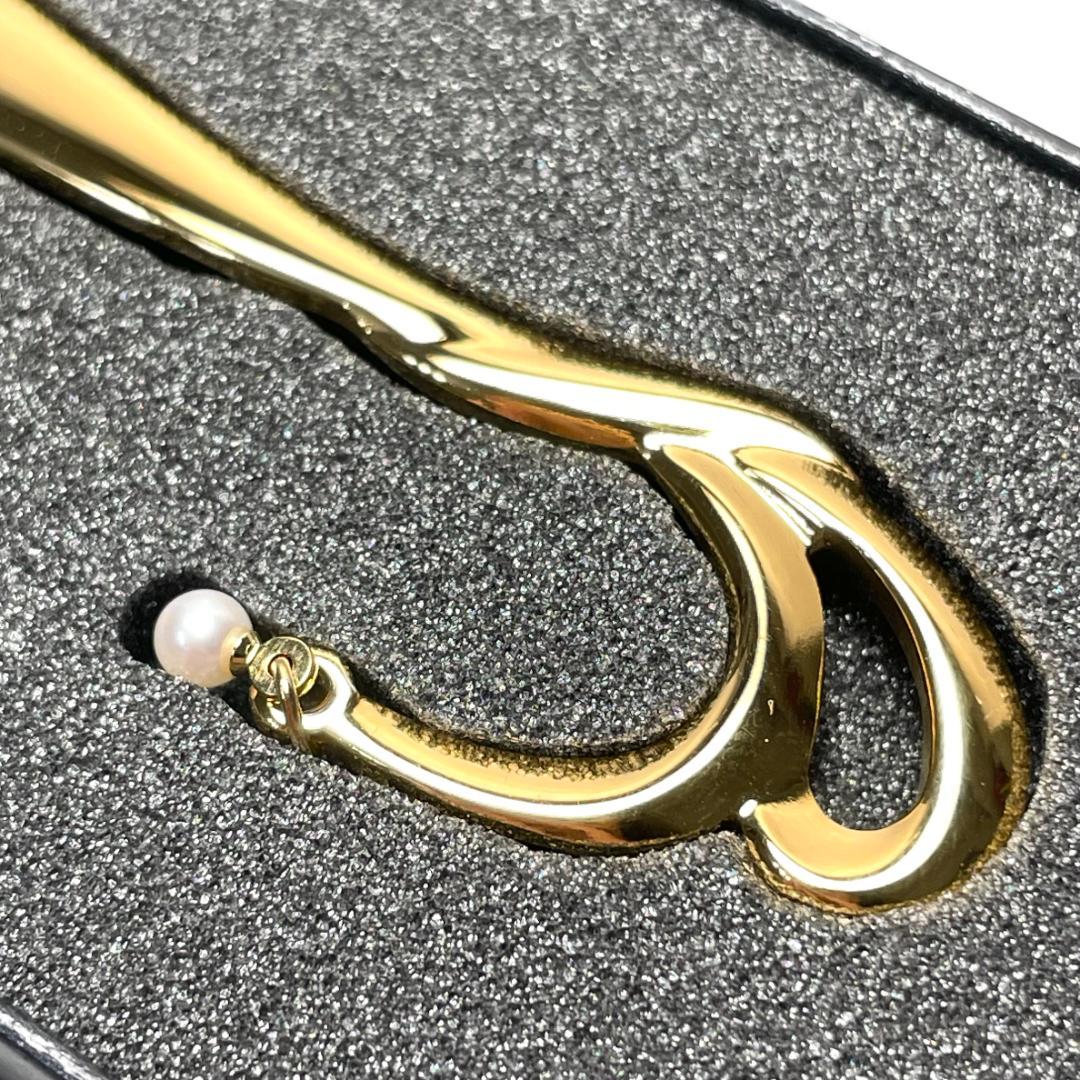 MIKIMOTO ミキモト 18-8 ペーパーナイフ 真珠 パール付き ゴールド