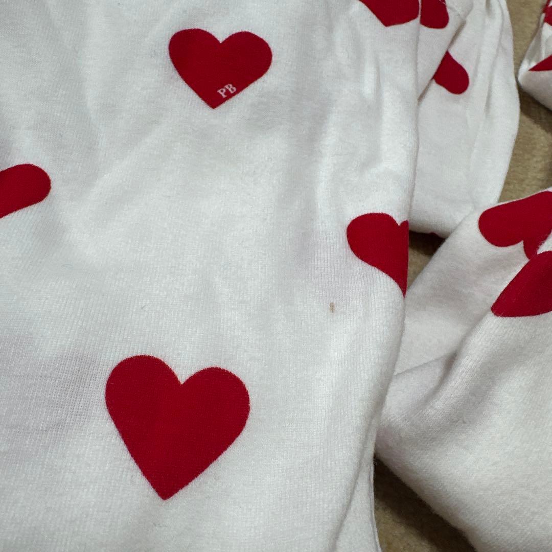 koara mama　プチバトー　ハート長袖パジャマ　親子セット