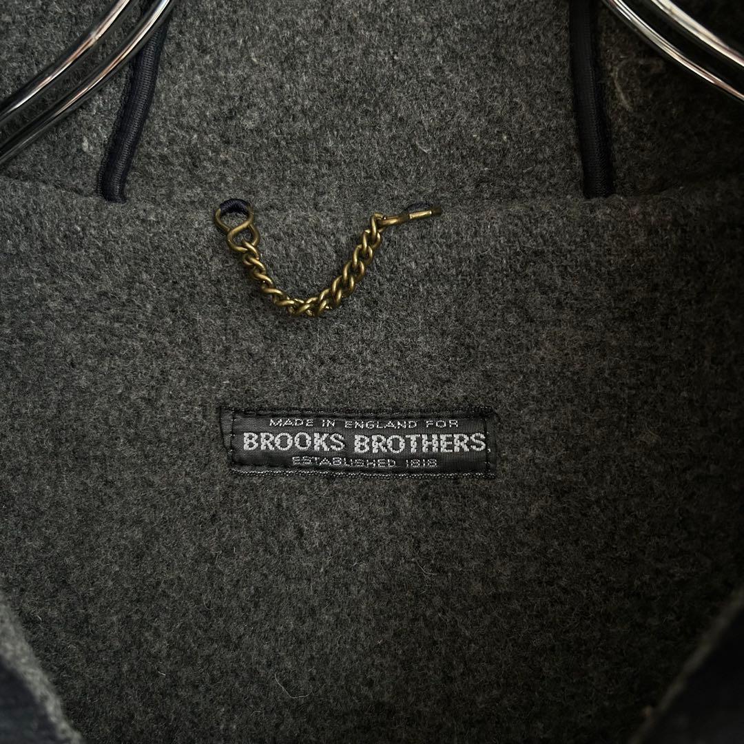 80S イングランド製 Brooks Brothers ダッフルコート ネイビー
