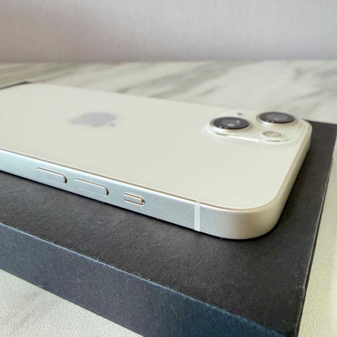 極美品♡iPhone 13本体♡86%スターライト 128GB ガラスフィルム付